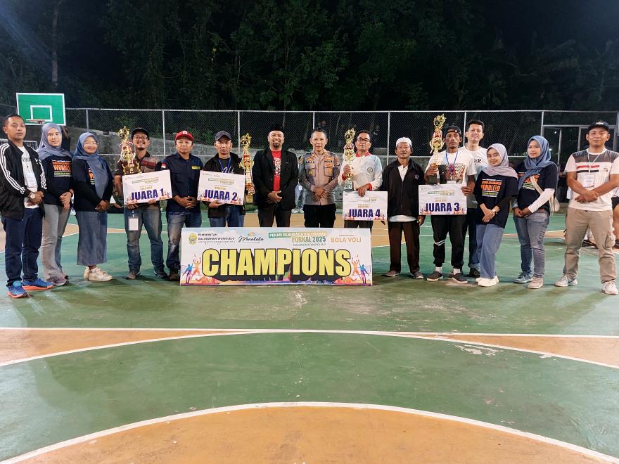 Penutupan Pekan Olahraga Kalurahan Wonolelo Cabang Olahraga Voli Tahun 2025