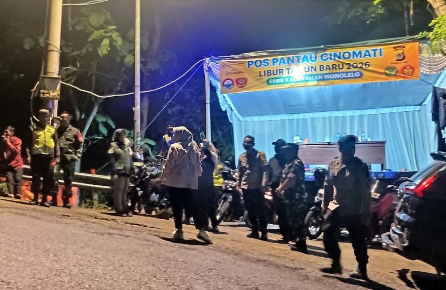 POS PANTAU JALUR CINOMATI LIBUR TAHUN BARU 2026